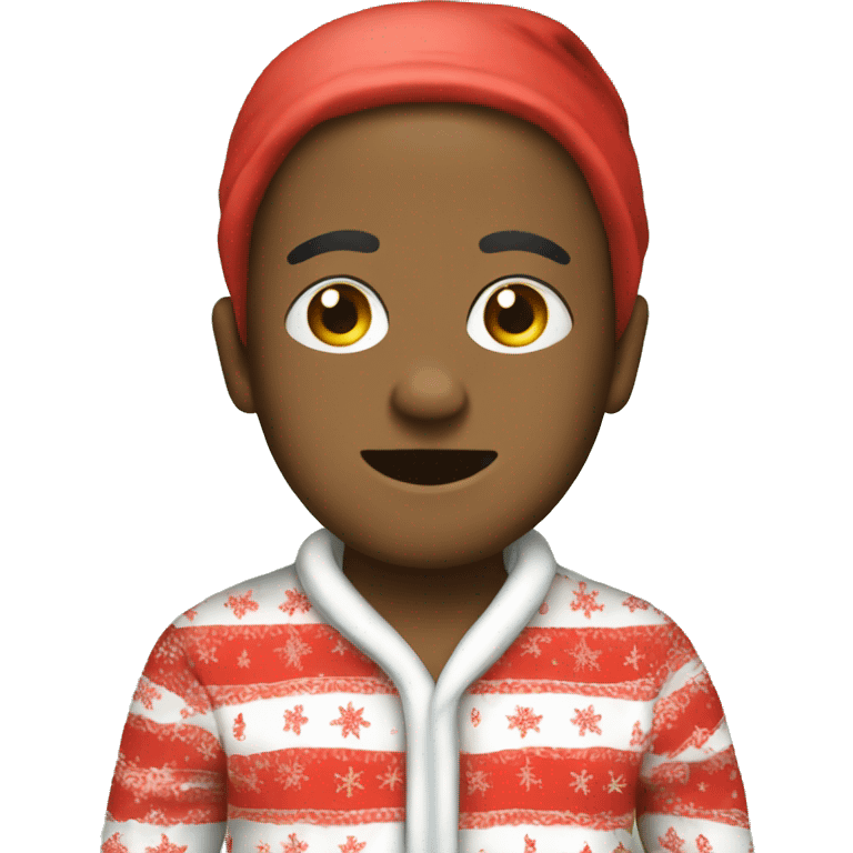 christmas pajamas emoji