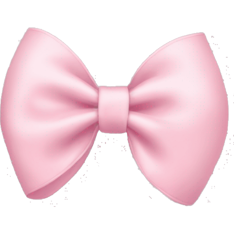 light pink bow on light pink bow emoji