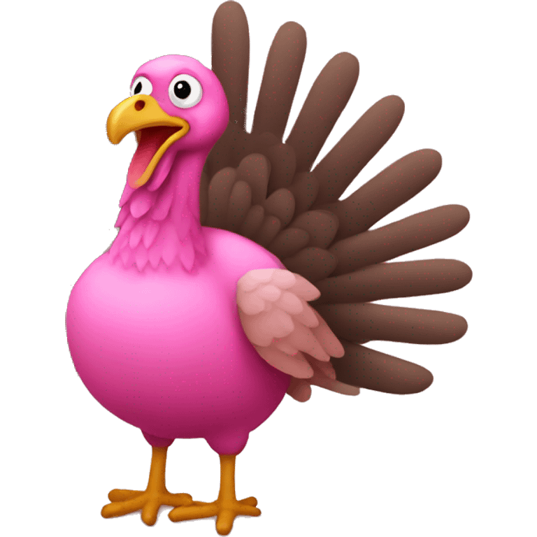 Pink Turkey emoji