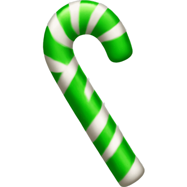 candy cane green emoji