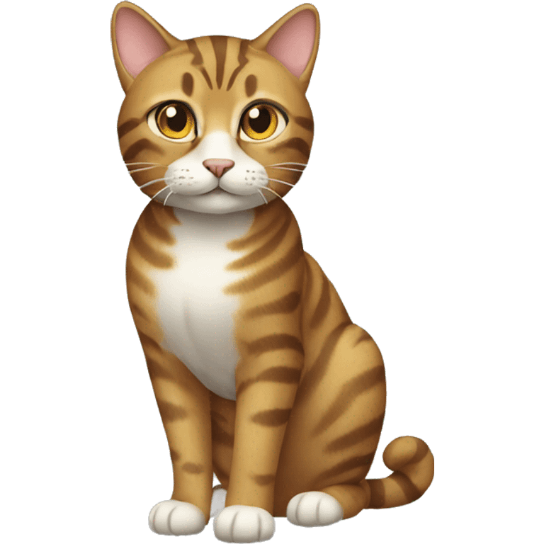 Tabby Cat Full Body emoji