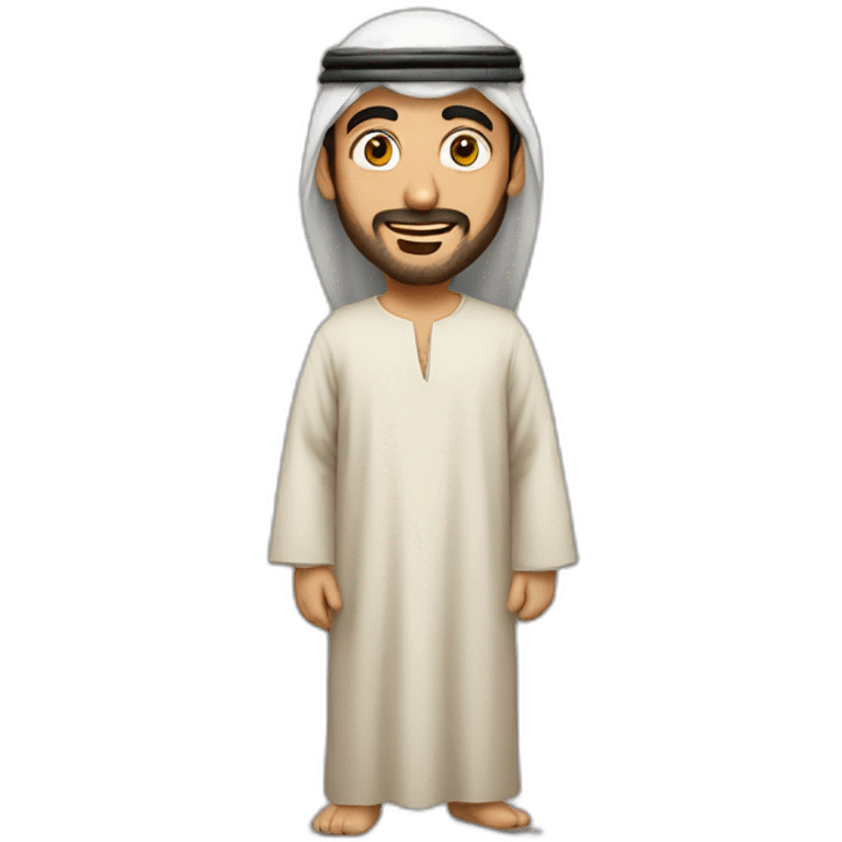 A Arab guy who do a genkidama emoji