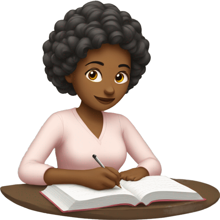 WOMAN WRITING A BOOK emoji