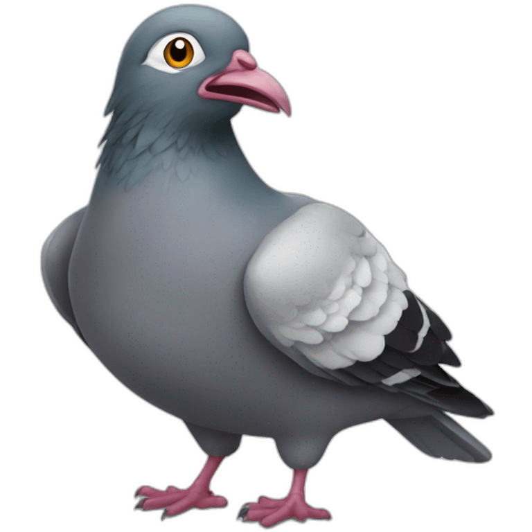 Angry pidgeon emoji