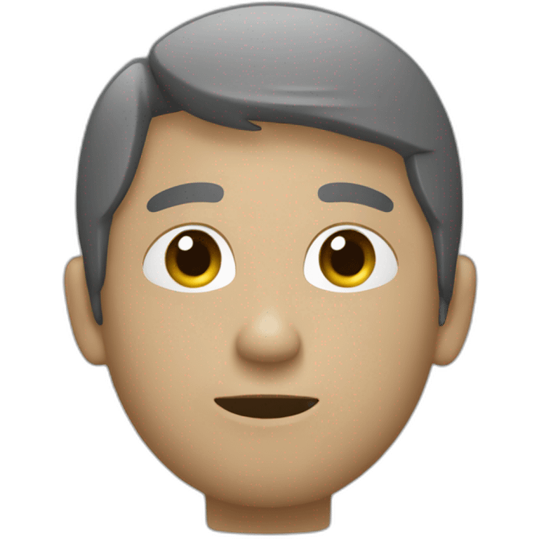 persona usando un teléfono emoji