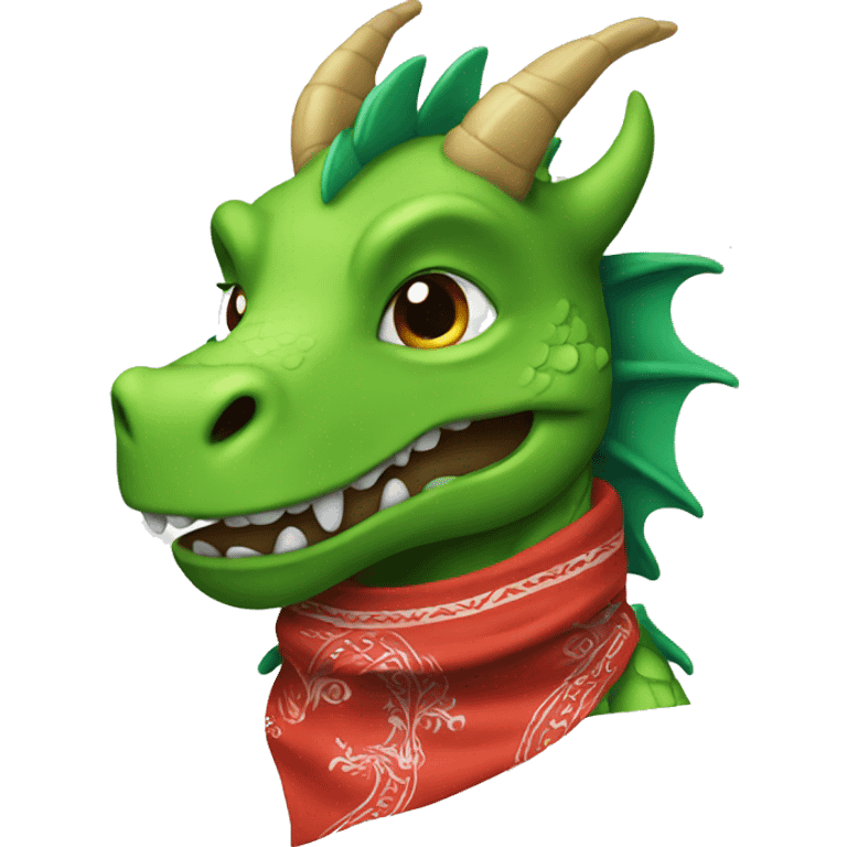 DRAGON WITH BANDANA emoji