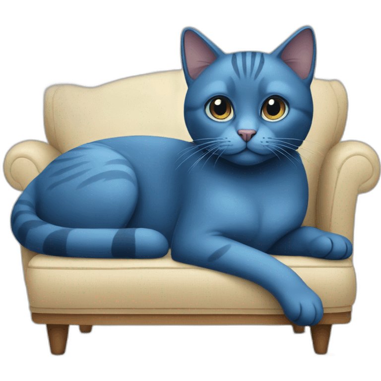 blue-Cat-sit-on-sofa emoji