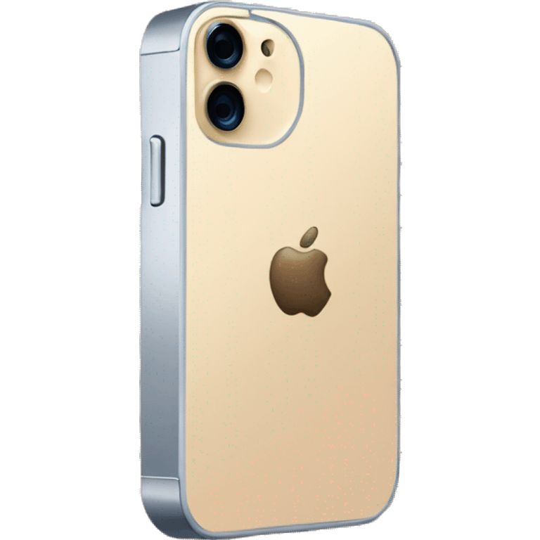 iPhone 14 with beige checkered case emoji