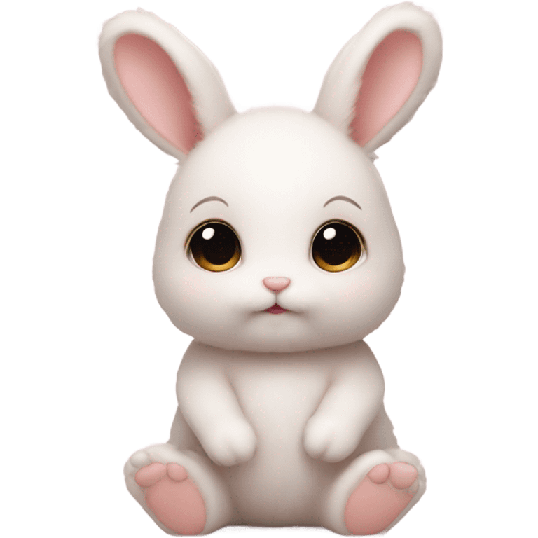 baby bunny with patrick ta babydoll blush emoji