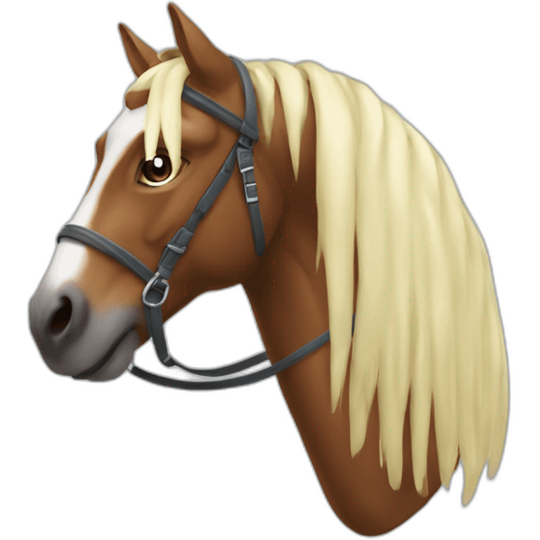 Cheval avec corne emoji