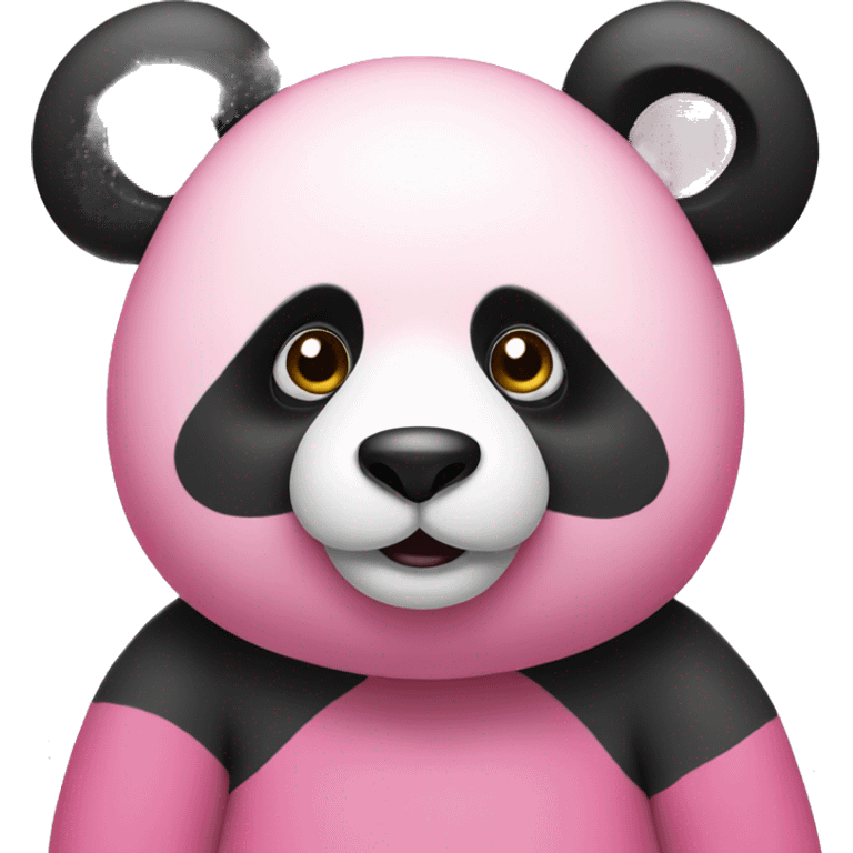 Pink panda  emoji