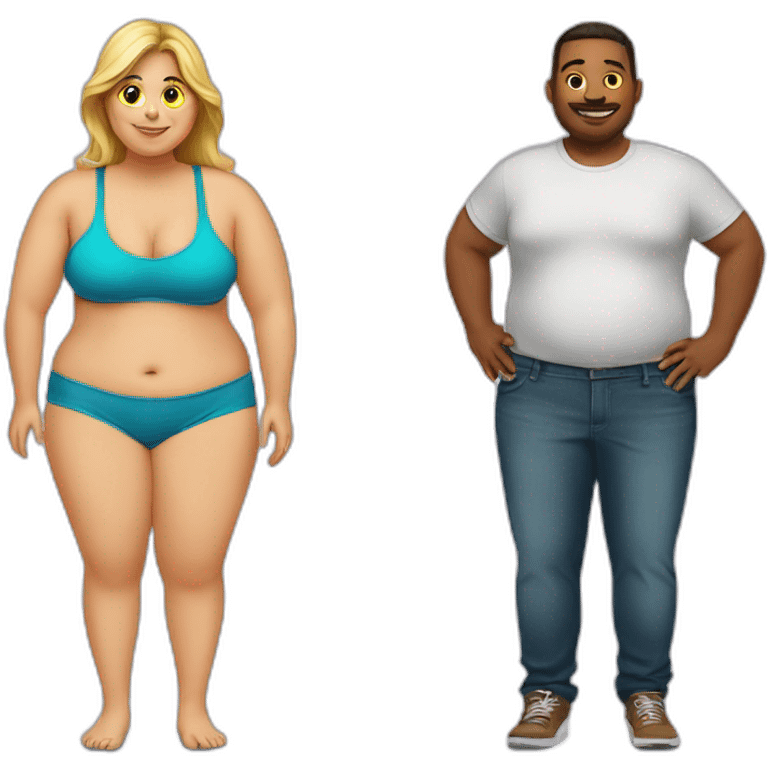 weight loss before after emoji