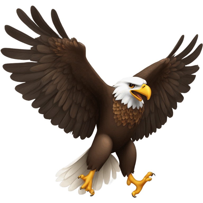 Eagle dancing emoji