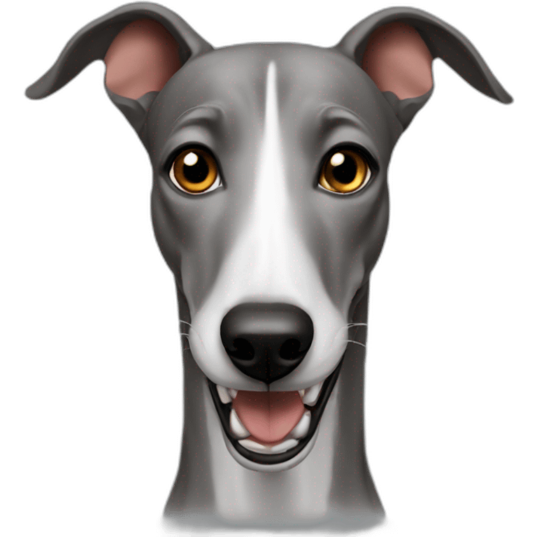 Greyhound racing emoji