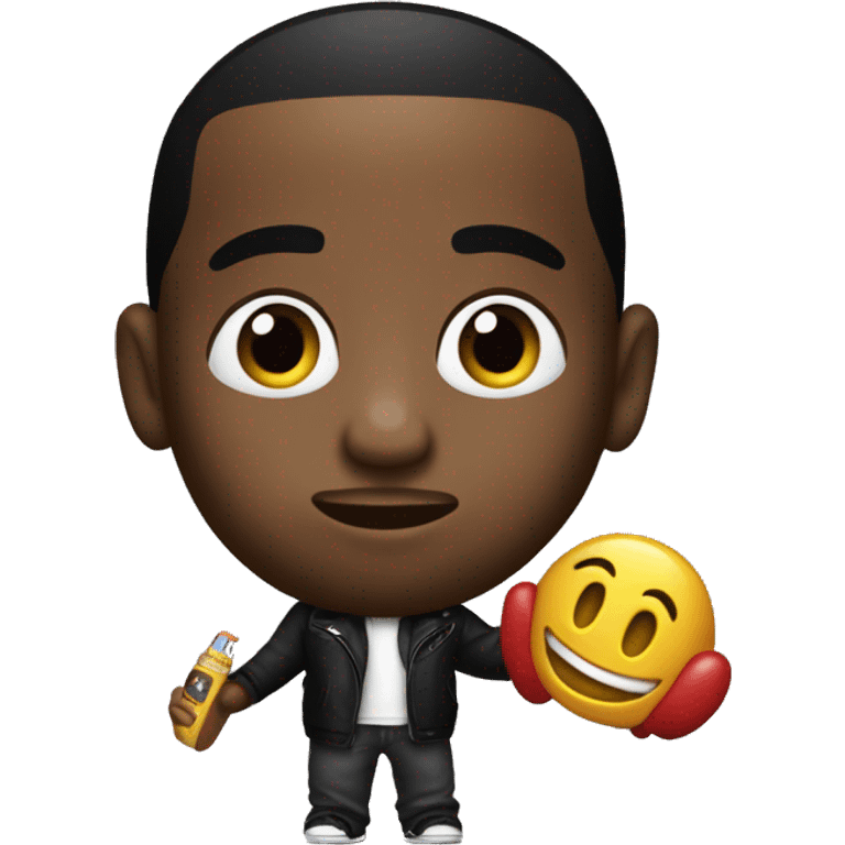 Diddy with a drake toy in his hand emoji