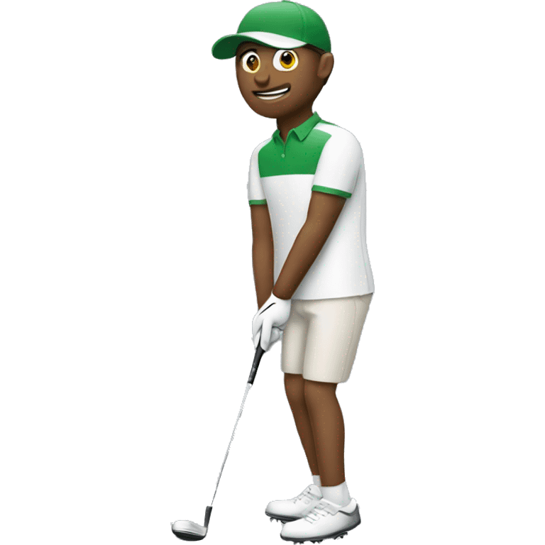 Italian playing golf emoji