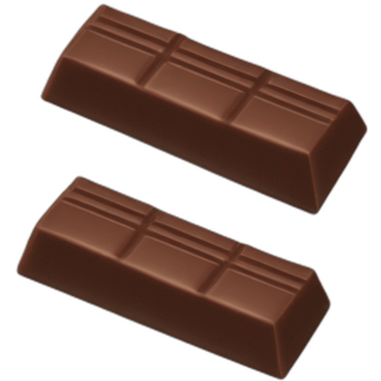 Chocolate bar emoji