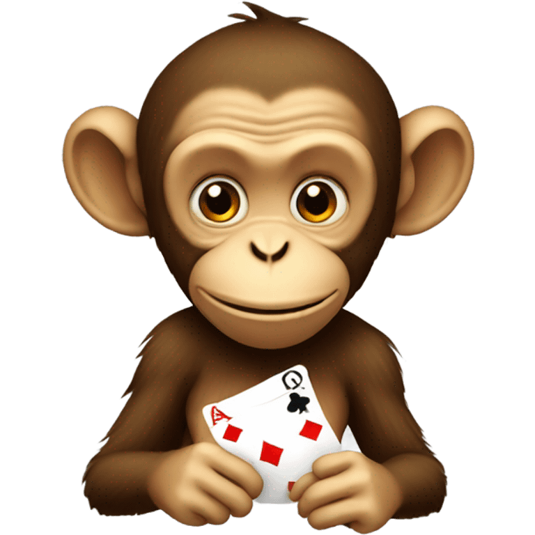 monkey gambling emoji