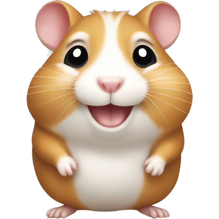 An happy hamster   emoji