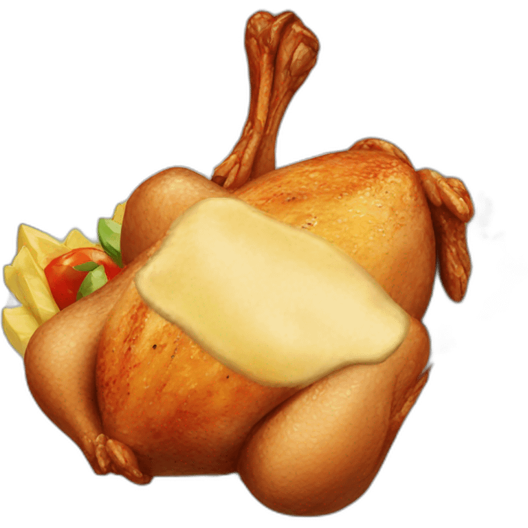 Pollo asado emoji