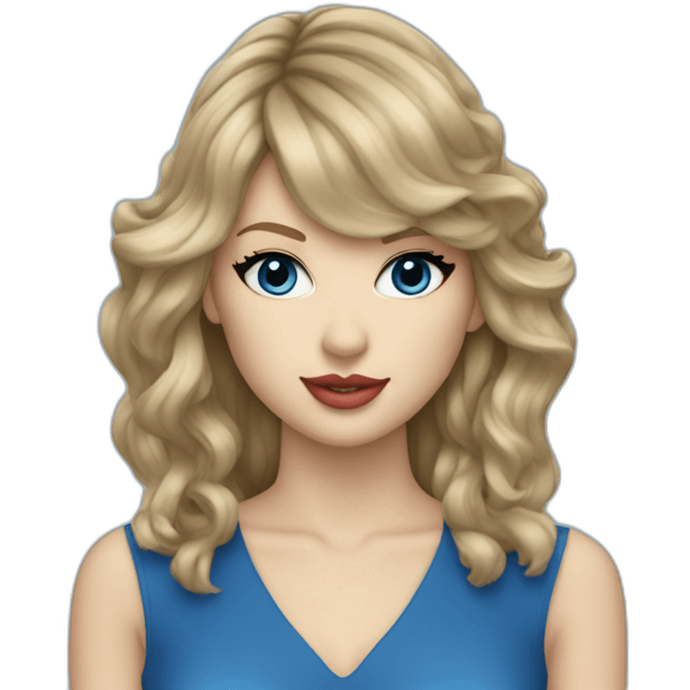 taylor swift blue emoji