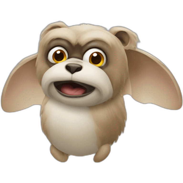 singe déguisé en mouche emoji