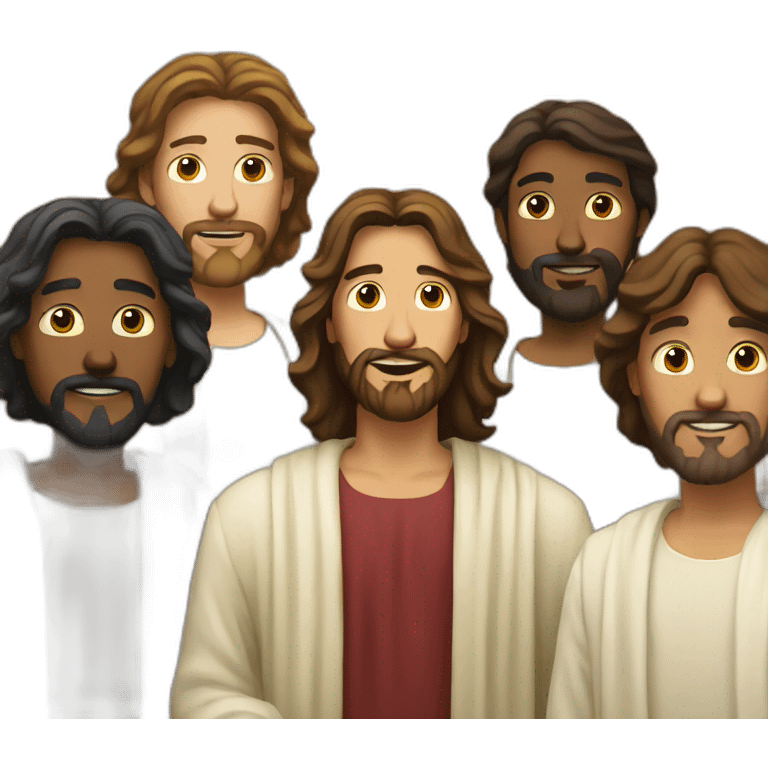 jesus and his friends emoji