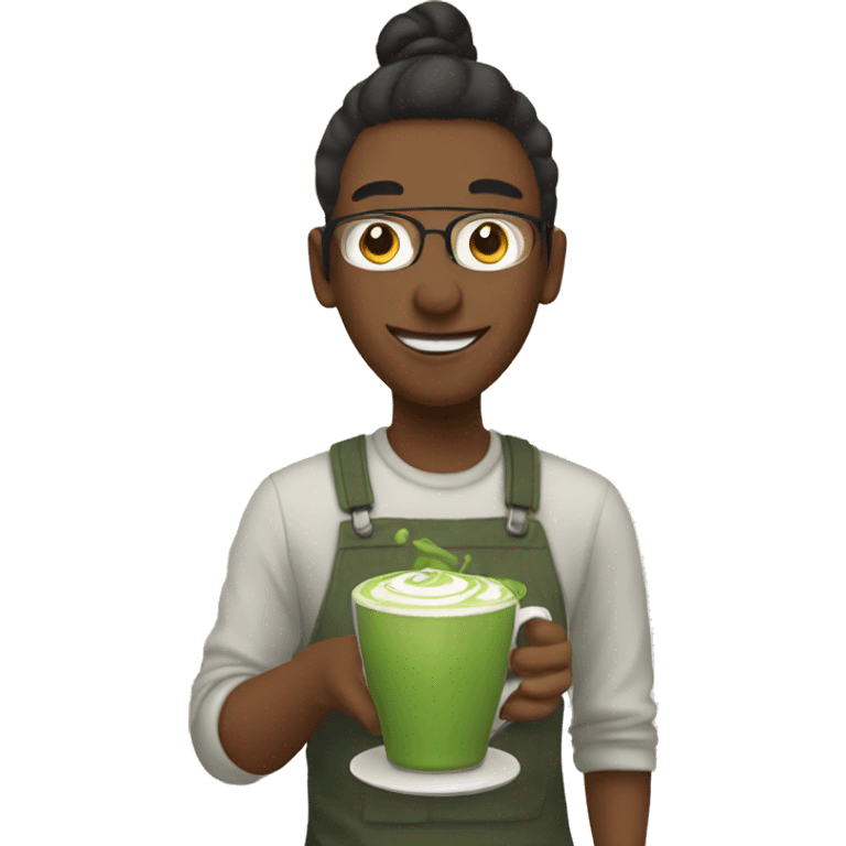 remote job matcha latte lover emoji