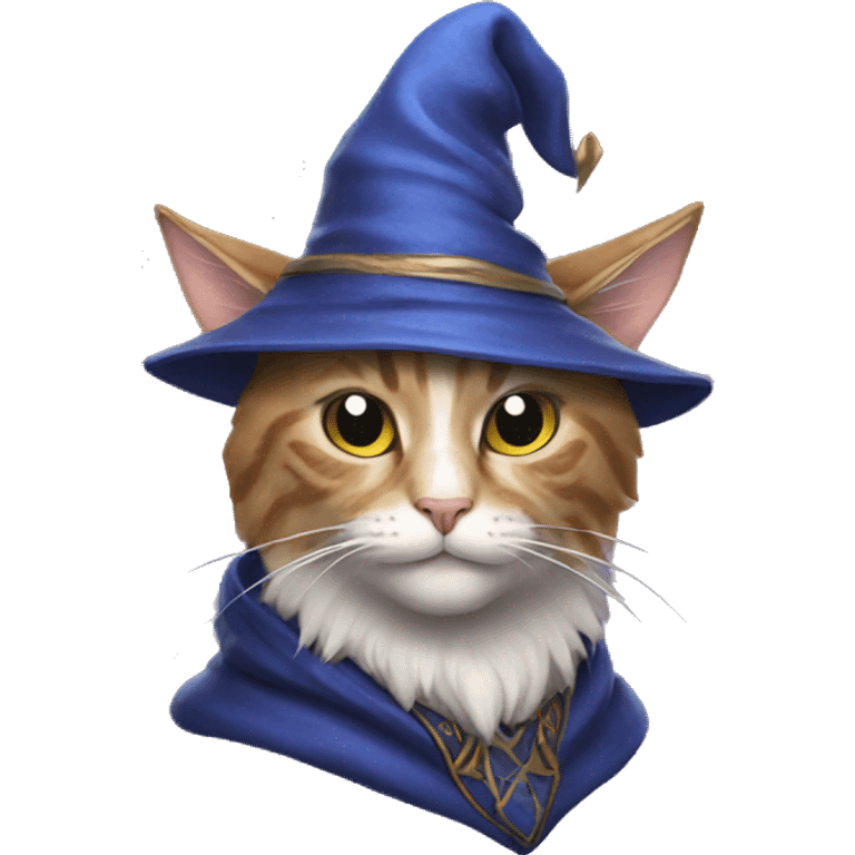 Cat wizard emoji