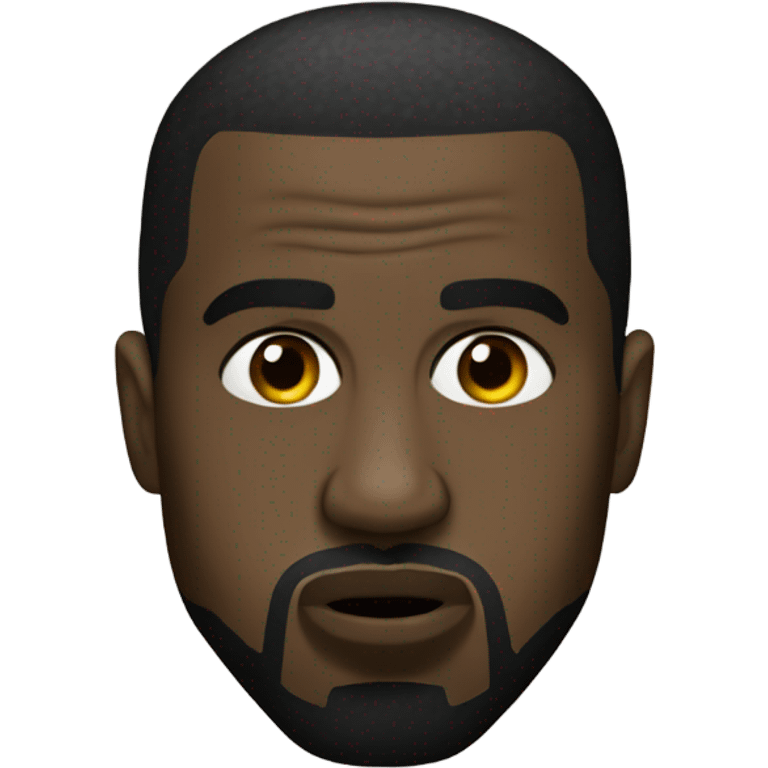 Kanye west with a blunt emoji