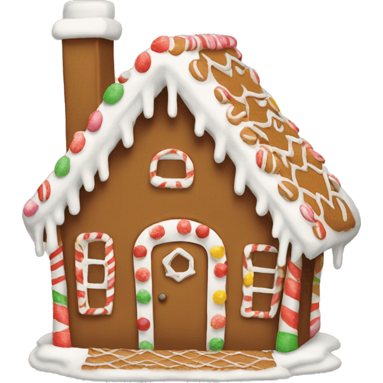 gingerbread house emoji