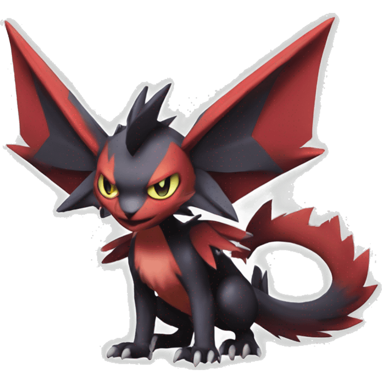 Noivern-Litten-Zoroark full body emoji