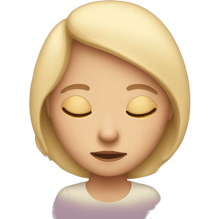 Sleep girl emoji