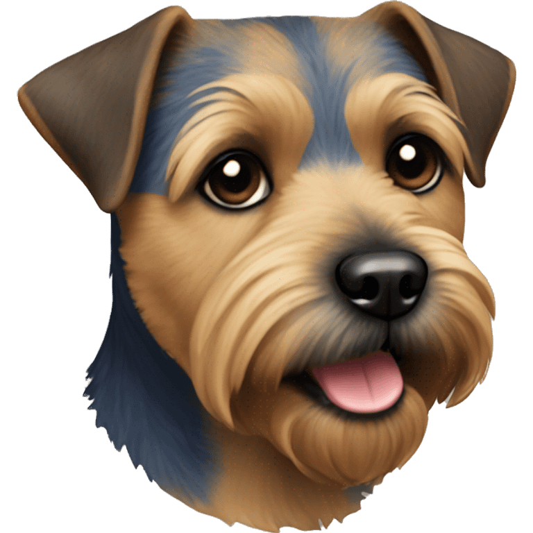 Blue and Tan Border Terrier emoji