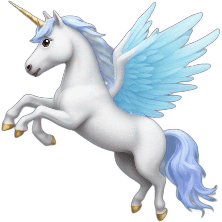 Flying unicorn emoji