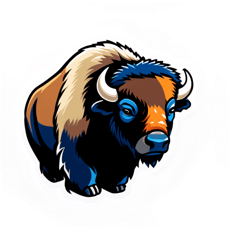 Sad buffalo emoji