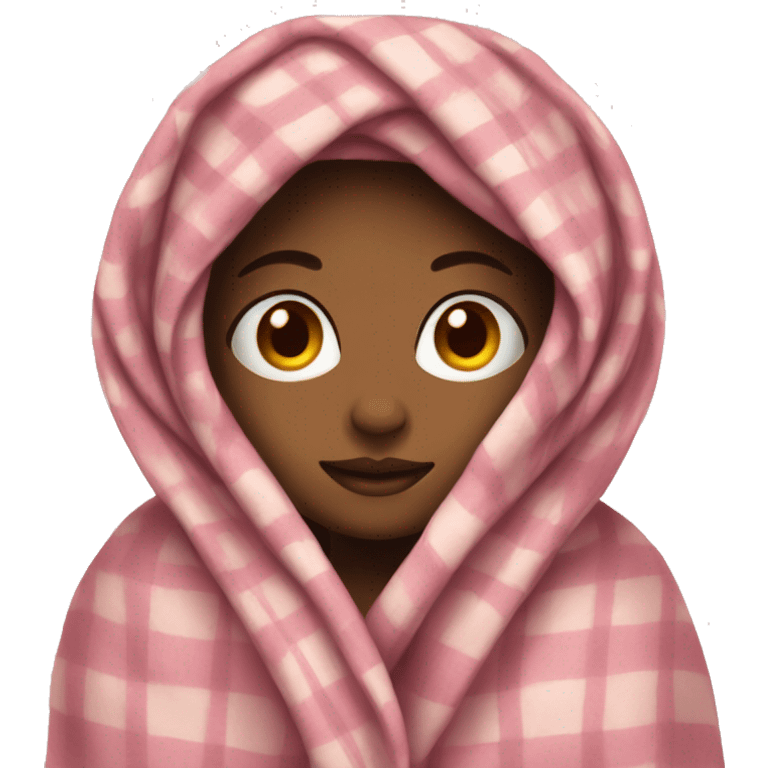 girl in a blanket emoji