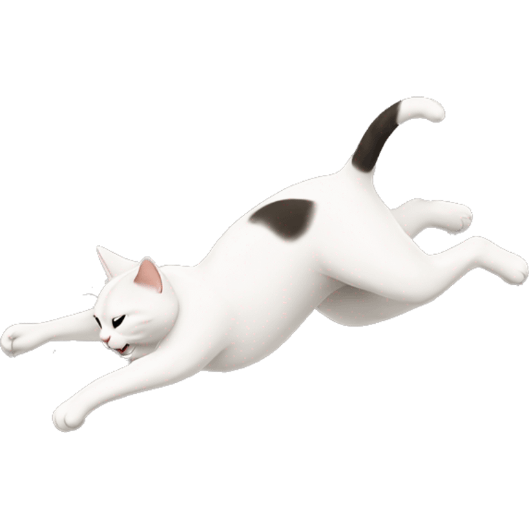 Cat doing a backflip  emoji