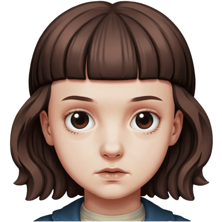 Eleven from stranger things emoji