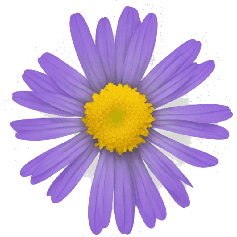 Aster flower emoji