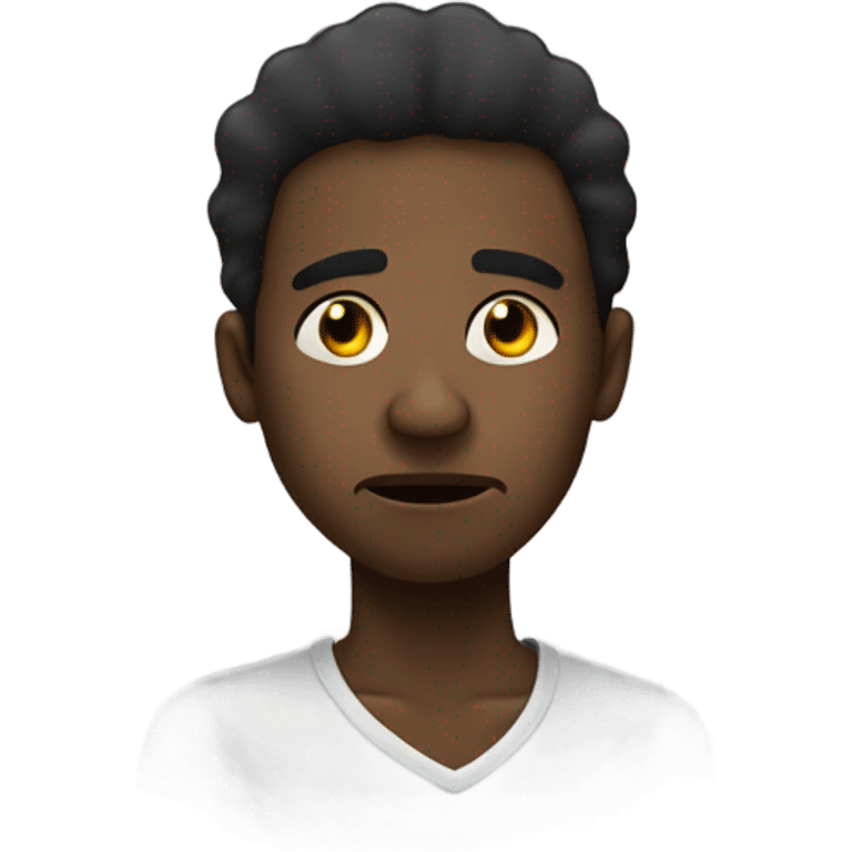 Black guy crying  emoji