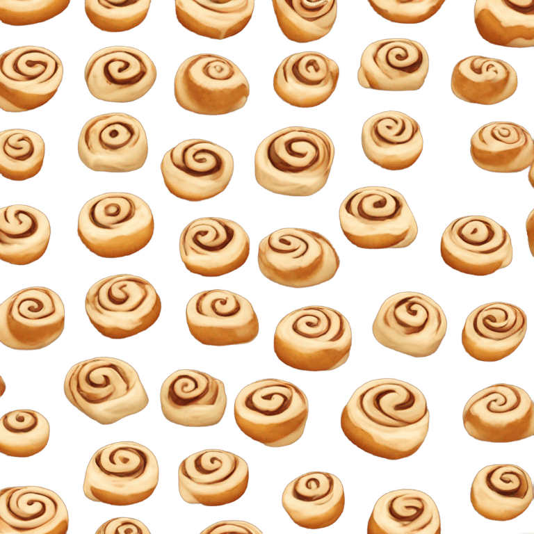 Cute cinnamon roll emoji