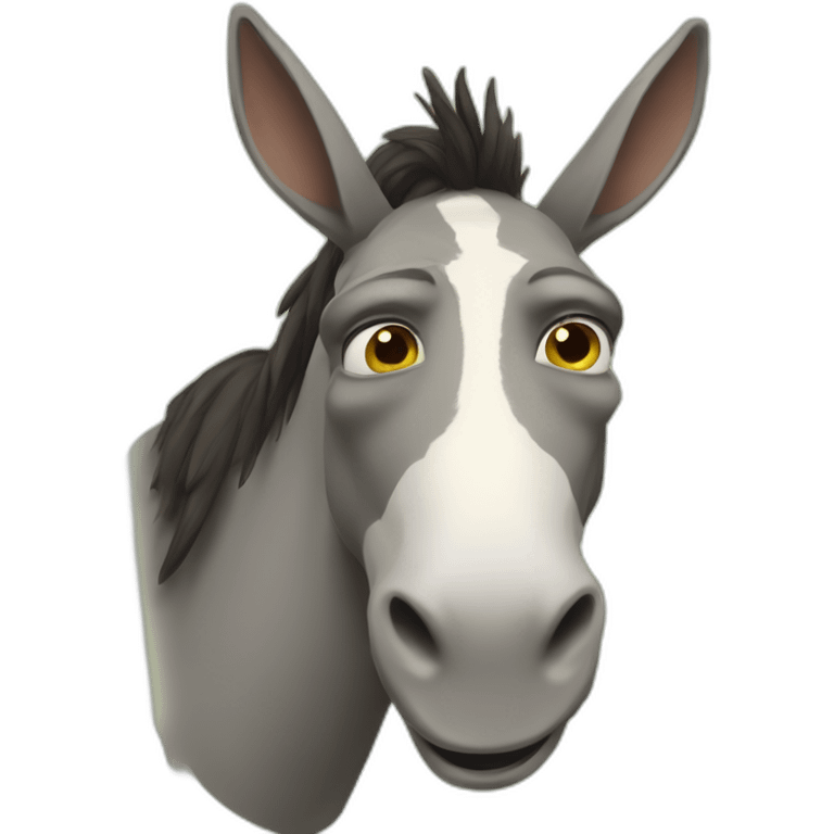 Burro re shrek emoji