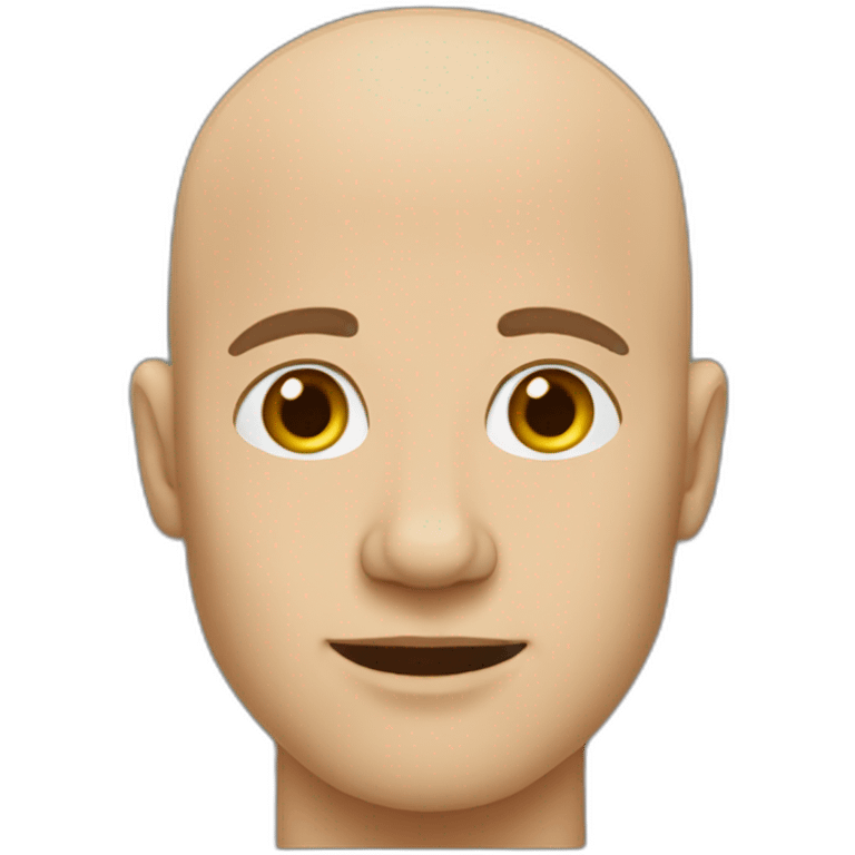 Bald guy that’s racially ambiguous emoji