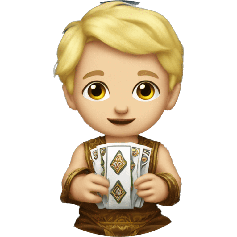 fortune-teller blonde baby boy  emoji