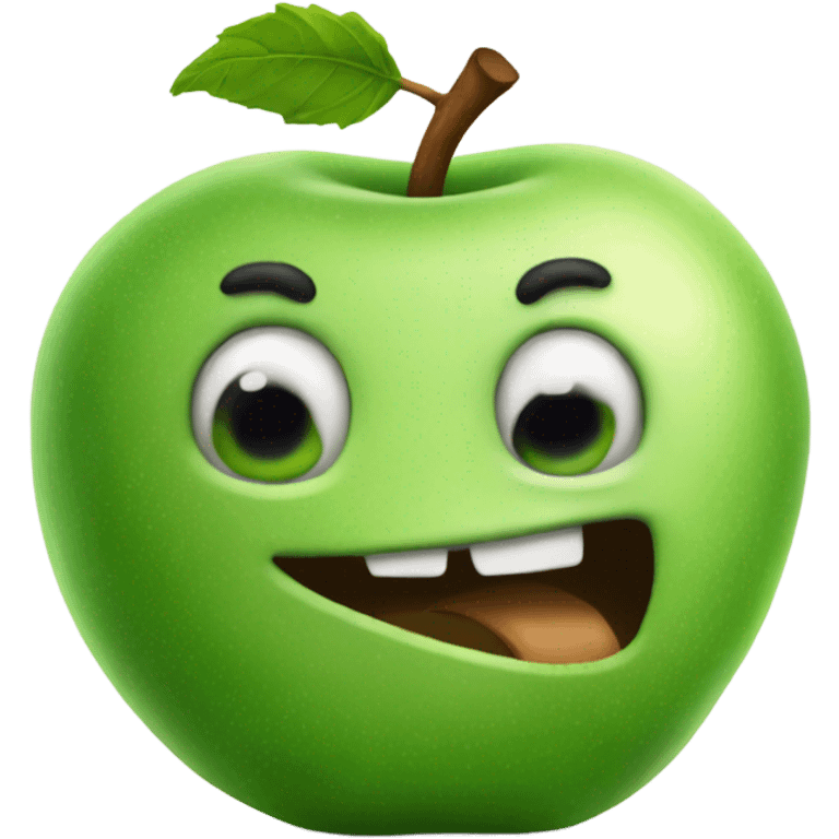 Smelly rotten apples emoji