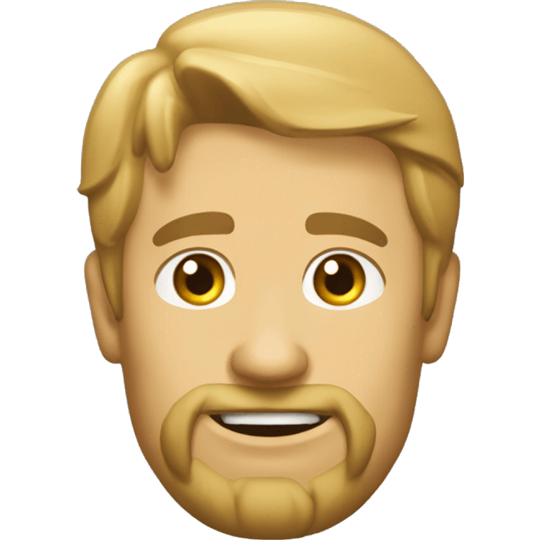 человек играет в робоокм  emoji