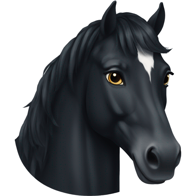 Black horse emoji