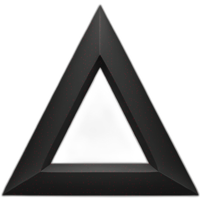 Black triangle emoji