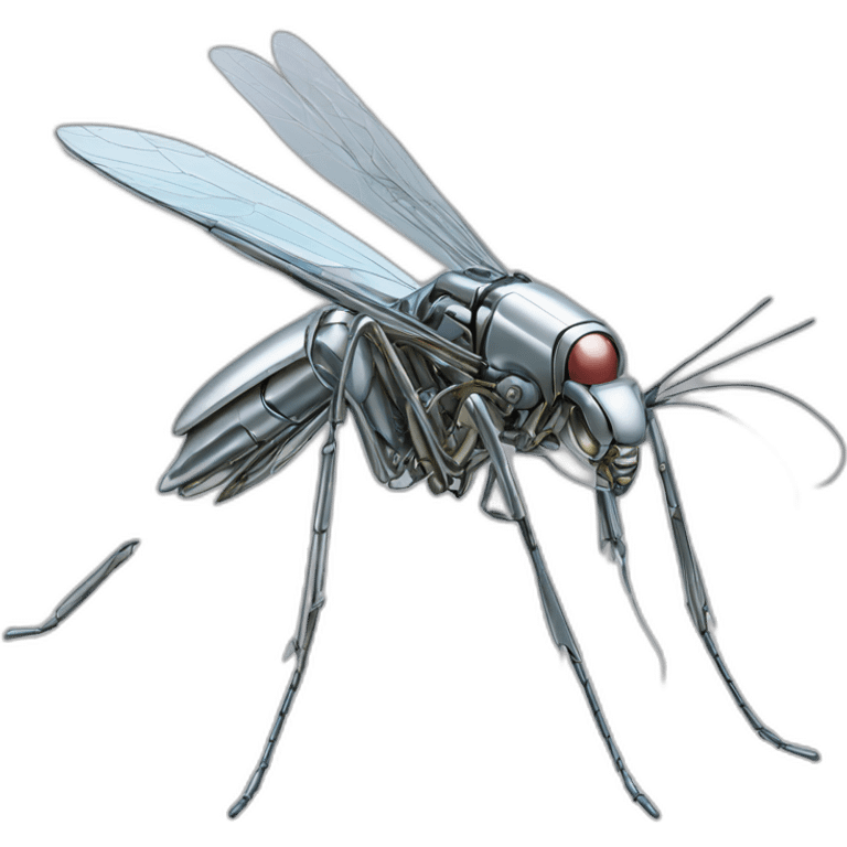 Mosquito robot style hajime sorayama emoji